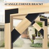 4 Pcs Pergola Brackets, 45-Degree Angle Bracket. Specially for Reinforcing