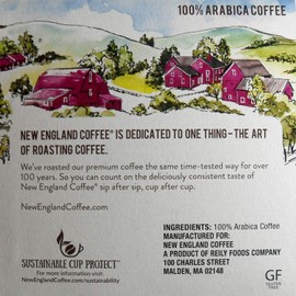 New England Coffee Columbian Decaffienated K-Cup Pods Pack of 12