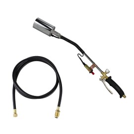 Titus Push-Start Propane Weed Torch High Output Wood Ice Snow Roofing Road Work