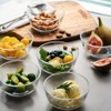 SWEEJAR 8 oz Glass Bowls Set(6 pack),Small for Kitchen,Dessert for