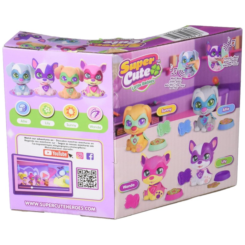 Super Cute Super Cachorros Lily Morado