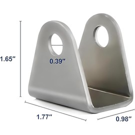 4-Pack Steel Base Shock Mount , Seat Shock Rod Pin Eliminator Replacement Compatible with Motorcycle, Dirt Pit Bike, ATV and Go-Kart