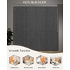 Heefen Adjustable Panel Track Blinds Manual Blackout Vertical Blinds for