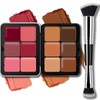 Noerrors 12 Colors Cream Contour Blush Palette, Colour Fix Concealer