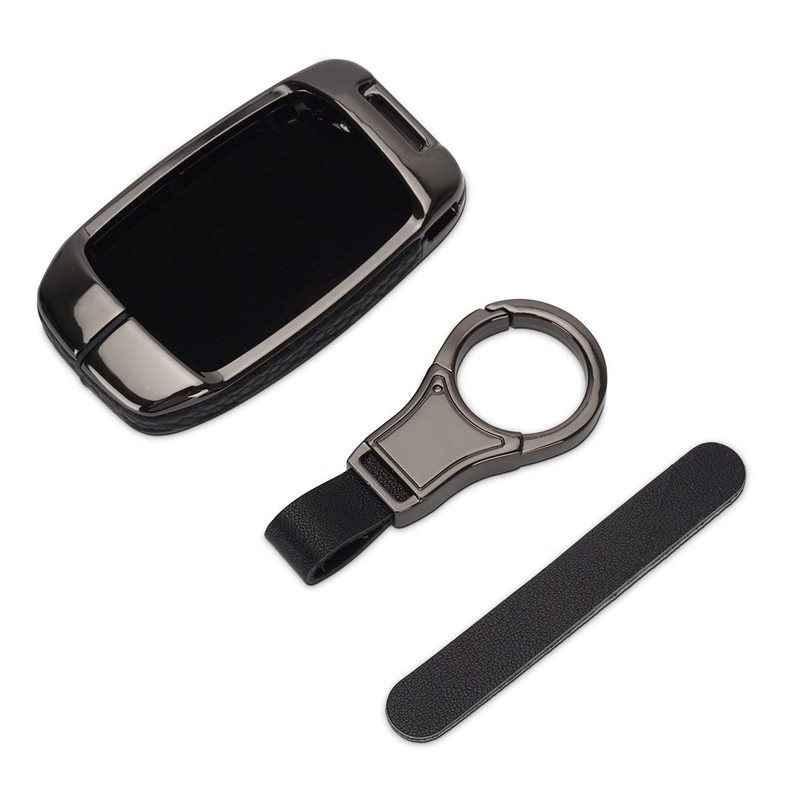 MARCHFA Leather Key Case Key Case Compatible with Evoque Discovery