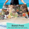 XSMEI Brown Bear Beach Towel for Animal Lovers, Soft Lightweight
