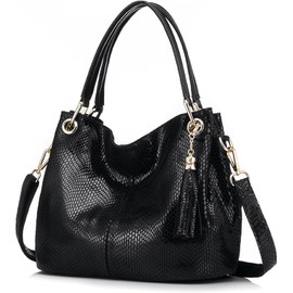 Bolso Hobo de Piel para Mujer – Animal Print Elegante y Versátil