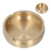 Brass Ashtray Handcrafted Modern Stylish Style Easy Cleaning Portable Decorative