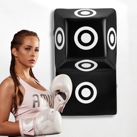 Wall Mount Training Bag, Wall Mounted Boxing Bag for Uppercuts, Straight Combinations, Angle Punching Bag, Punching Bag, Heavy Boxing Wall Target for Adults (15.75x11.81x27.56inch)