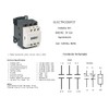 Electrodepot 30 Amp 6 Pole Contactor N/O 3x2 w Auxiliary