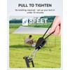 Fondwell 1/8" Adjustable Grow Light Hangers: Ratchet Rope Tie Downs