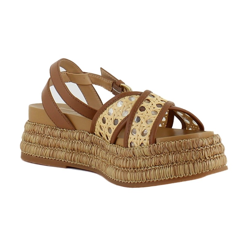 Dolce Vita Women's WRILEY Sandal, Saddle Woven Raffia, 8.5