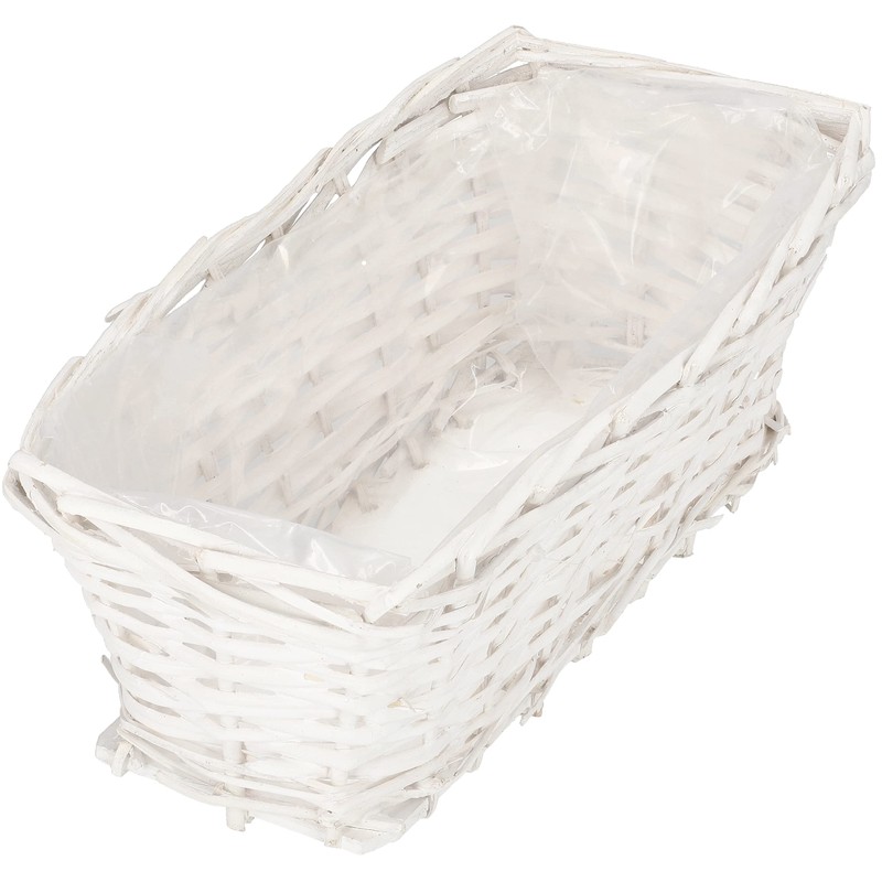 KOTARBAU® Wicker Flower Basket Rectangular 300 x 160 x 120