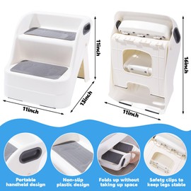 BALAPET Cat Ramp for Litter Box Litter Box Ramp Custom Fit for Automatic Cat Litter Box,with Non-Slip Rubber Feet, Cat Steps Suitable for Small & Elderly Cats