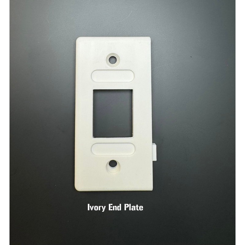 Single Switch Plate Cover – Ivory – 3D Printed Replacement
