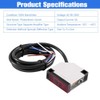Keenso Photoelectric Switch, E3JK-R4M1 Reflection Photoelectric Sensor AC 90-250V 3A