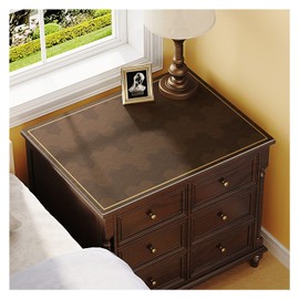 XIXI DECORE Nightstand Cover, Bedside Table Cover - Custom Size, Wood Grain Pattern (23Lx16W)