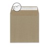Square Envelopes, Recycled, Natural Grey, 160 x 160 – Bulk