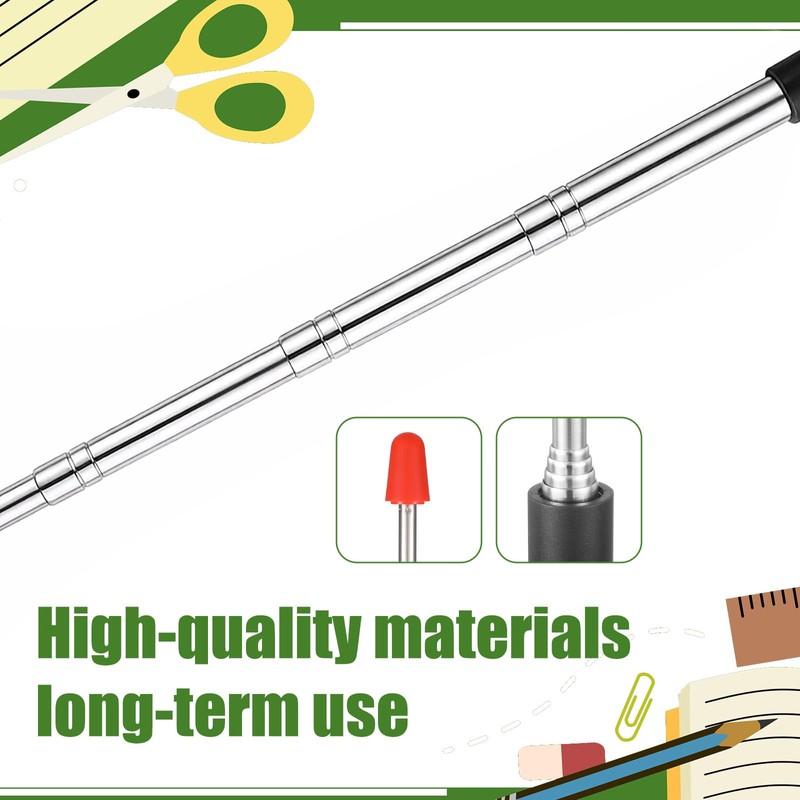 Expandable whiteboard Pointers, Telescopic Teachers Pointer Stick, Retractable Teaching-Pointer, Hand-Pointer