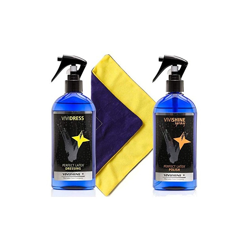 Vivishine Spray - Vividress w/Spray - Viviwipe Combo - for