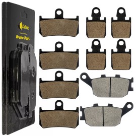 Caltric Front and Rear Brake Pads for Yamaha R1 YZFR1 YZF-R1 2007-2014