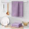 Kitinjoy 100% Cotton Waffle Weave Kitchen Towels, 12-Pack Super Soft
