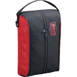 ZETT BA3205 Shoe Case, Black x Red