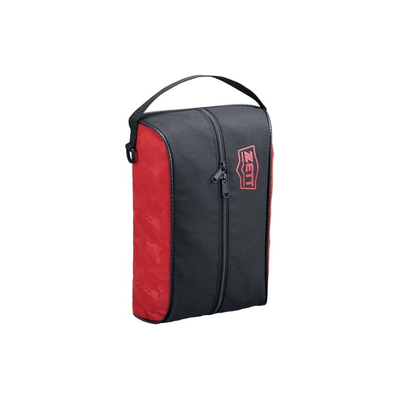 ZETT BA3205 Shoe Case, Black x Red