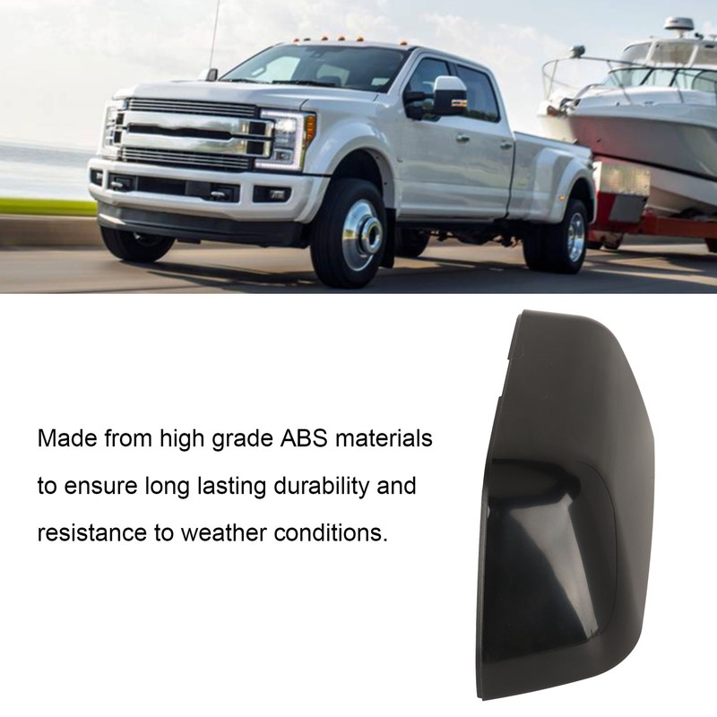 Mirror Cover Cap Black Exterior Rearview Side Mirror Housing for