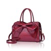 T.Y.ryanryan Women's Shoulder Bag, Crossbody Handbag, Shoulder Bag, Bowknot, red