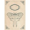 Luna Moth Journal Notebook: Blank Lined Notebook for Writing With