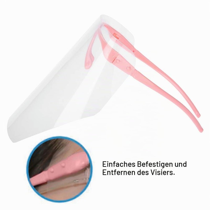 Mouth Guard Face Mask, Pack of 10 Anti-Fog Visor for