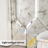 Lovdeco Peel and Stick Beveled Mirror Tile, Mirror Backsplash for