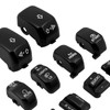 Hand Controls Switch Housing Caps Compatible with 1996-2013 Harley Touring