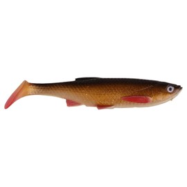 Savage Gear LB 3D Bleak Paddle Tail Rubber Fish for Zander, Pike, Perch and Trout, Zander Bait, Pike Bait, Perch Bait, Trout Bait, Rubber Bait, Fishing Lure, Colour: Rudd Minnow, Length / Weight /