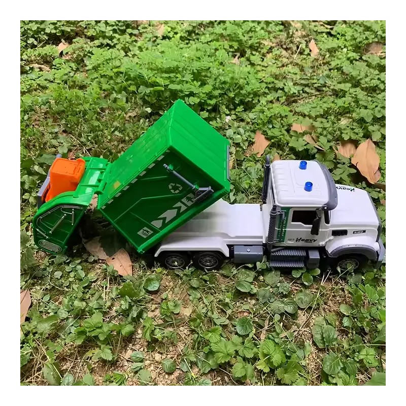 HJL Remote Control Garbage Truck with Lights Sounds RC sanitation