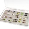 YZD Realistic Trout Hand Tie Fly Fishing Flies Collection Dry