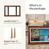 DICHA Decorative Wood Frame for Echo Show 15 (Gen 2,2024