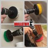 Drill Brush Attachment Power Scrubber Brush Set - 4in 4