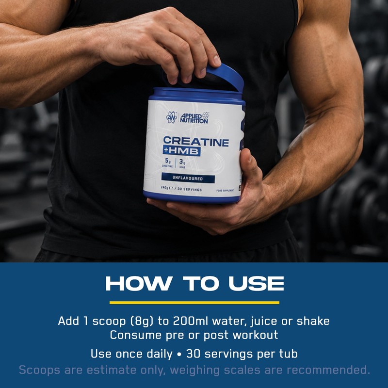 Applied Nutrition - Creatine + HMB - 5g Creatine Monohydrate