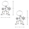 iMagitek 25 Pcs Skating Keychain Skates Snowflake Keychain Ice Skating