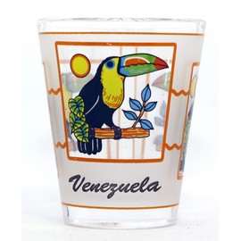 Venezuela Toucan Shot Glass