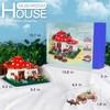 SAMYBLOCKS Mushroom House Building Blocks Sets(2233PCS),Creative Ideals Treehouse Building Blocks,