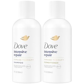 Dove Set De Champú Y Acondicionador Travel Essentials – Reparación Intensiva Nutritive Solutions Para Cabello Dañado, 85 Ml Cada Uno