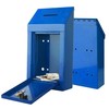 Metal Donation Box-Suggestion Box with Slot and lock-Cash Lock box