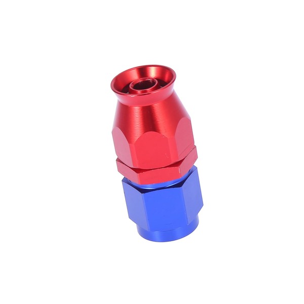 A ABSOPRO 6061 Aluminum Alloy AN6 3/8" 0 Degree Straight