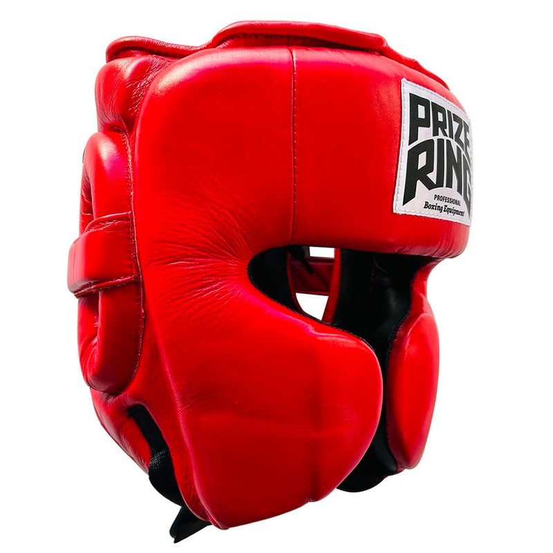 PRIZE RING "Professional SS" Lightweight Headgear, Red (L)