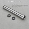Shower Arm Extender 8 Inch Shower Head Extension, Brushed Nickel