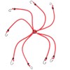 DEKTON DT70676 Spider Hook Bungee Cords, Black/Red, 40-inch x 8
