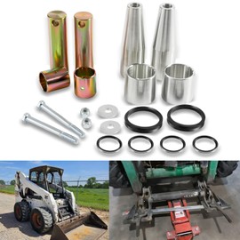 Pin and Bushing Kit 6805453 6577954 7139943 225855 665170 6729358 9 17C660 619021 85D6 for Bobcat S220 S250 S300 S330 A300 T250 T300 T320 Skid Steer Loader Bucket Lower Upper (20Pcs)